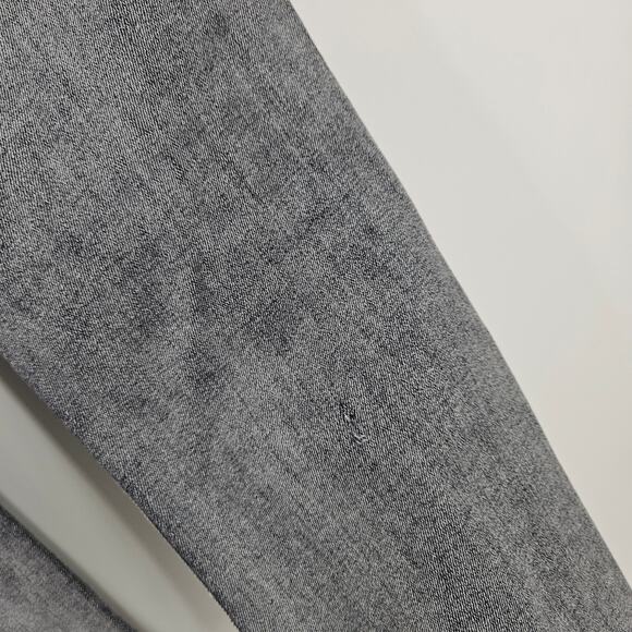 Mother The Insider Crop Step Fray Jeans Black Gray Bootcut High Waist Size 26 - Picture 5 of 7